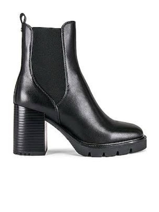 Sam Edelman Shoes - SAM EDELMAN ROLLINS BLACK LEATHER CHELSEA BOOTS 11